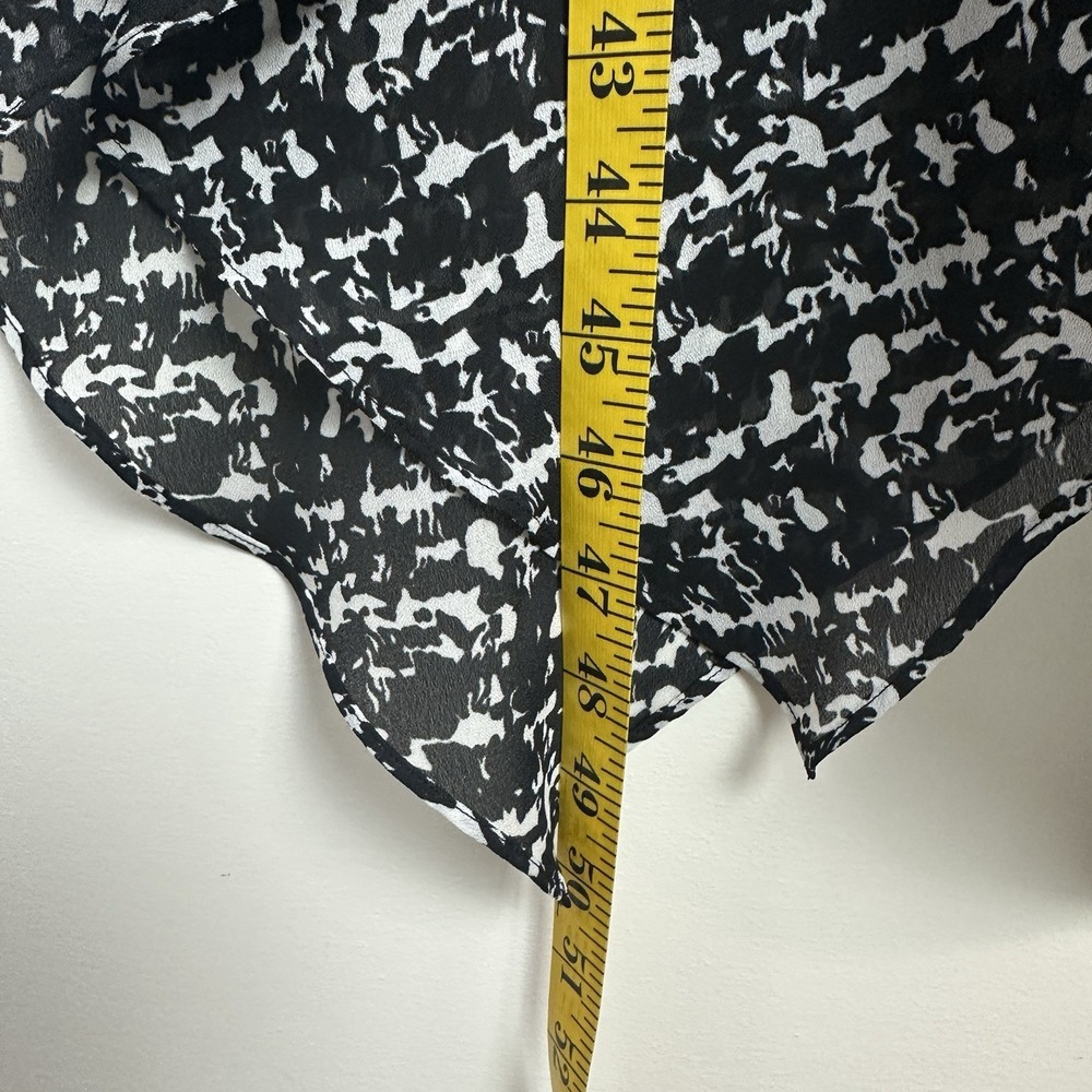 Russell Kemp Woman New York 3X‎ Button Down Tunic V Neck Asymetrical Hem Artsy - Picture 9 of 10